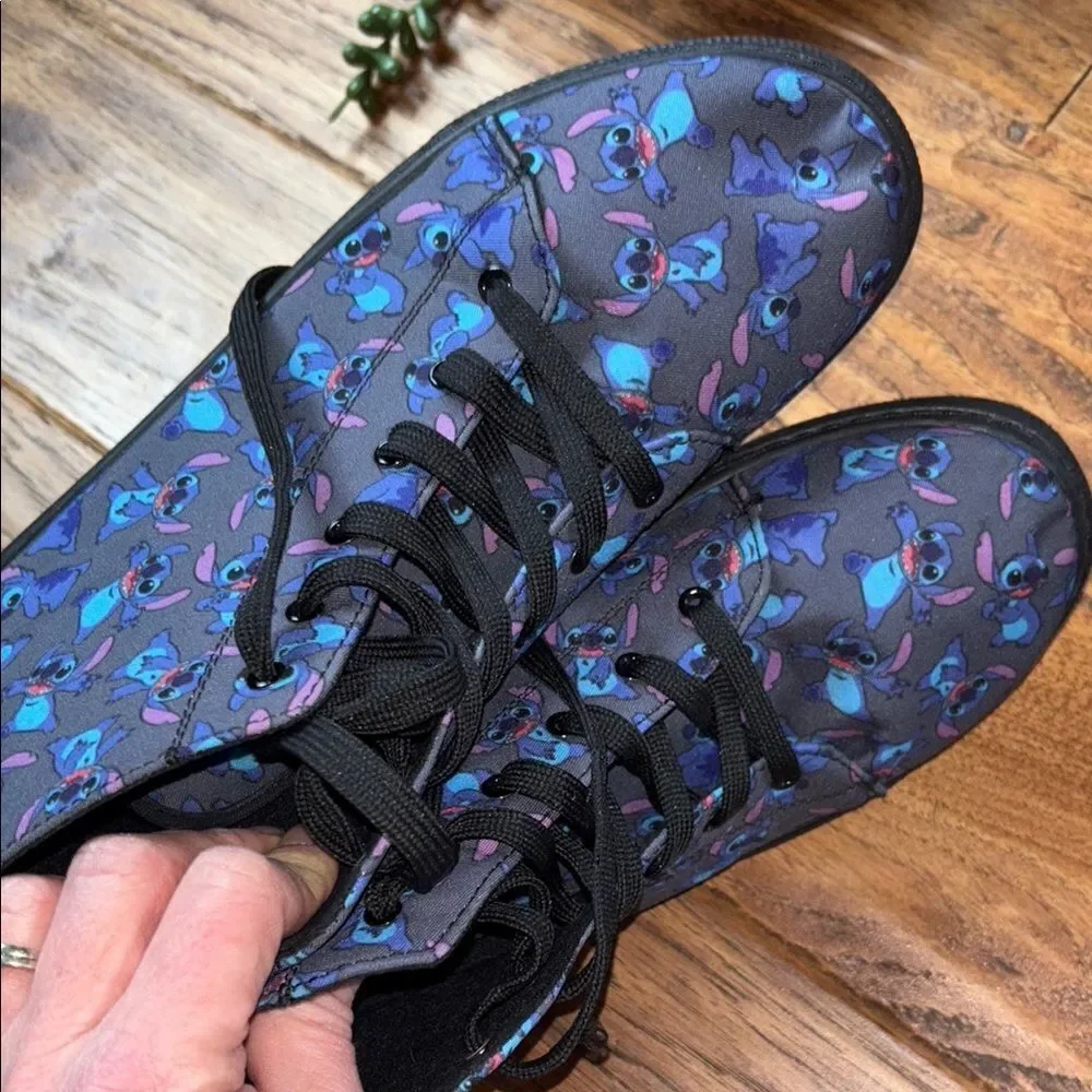 Lilo Blue Patterned High-Top Shoes - Picture 13 of 14